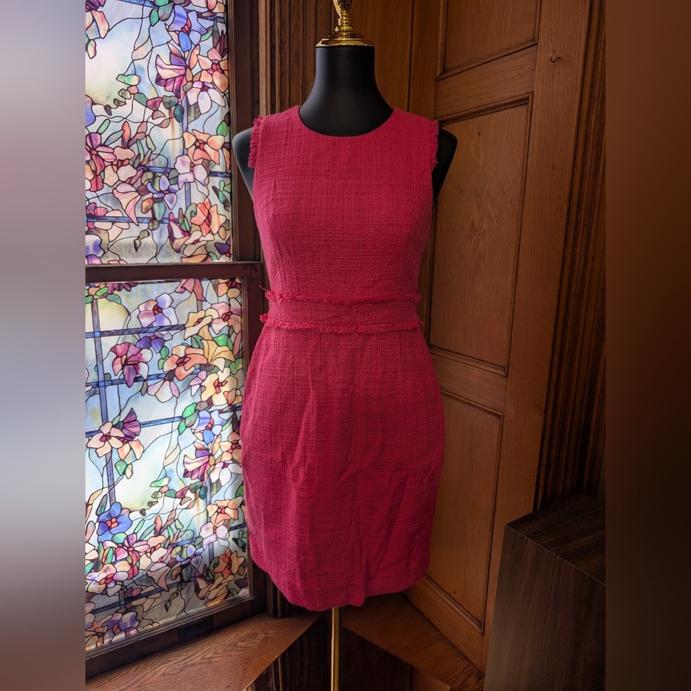 J. Crew Vibrant Pink Dress